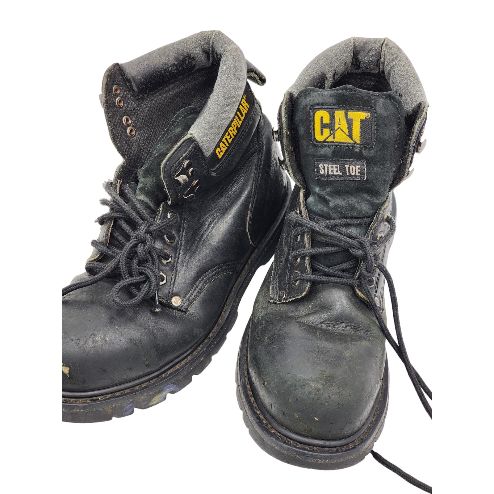 Caterpillar Boots Mens 12 Walking Machines Steel Toe Oil Resistant Hea Every Need Warehouse