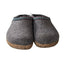 Haflinger Clogs Slipper Womens 8 US EU 39 Gray Wool Felt Cork Sole Cozy Boho