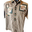 LAL Shirt Men Large Button Cabin Lodge Moose Wildlife Hunter Outdoorsman Western