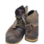 Vintage Levis Boots Mens 13 Brown Leather Canvas Lace Up Rugged Workwear 51657