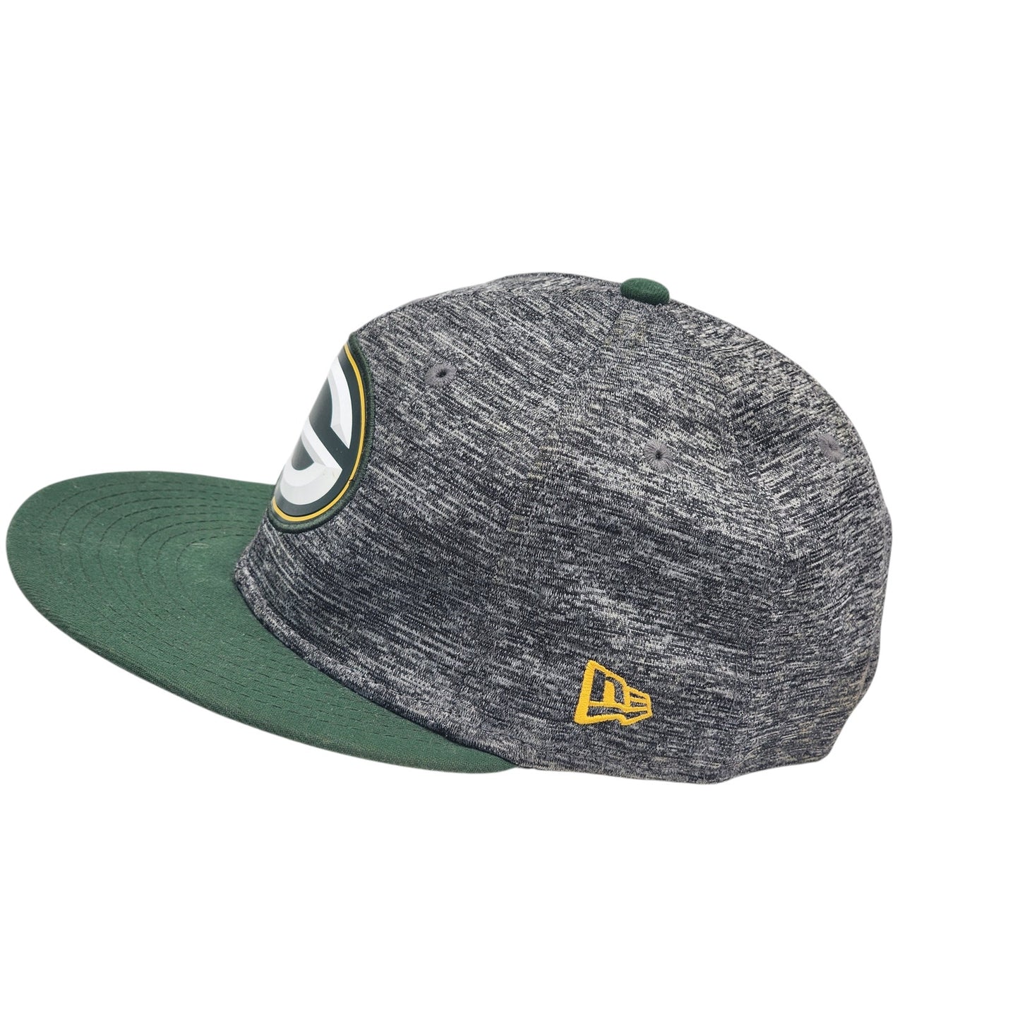 New Era 9Fifty NFL Green Bay Packers Adjustable Snapback Hat Gray Green Logo