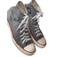 Converse Chuck Taylor High Tops Mens 11 Womens 13 Gray Canvas Skate Sneakers