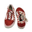 VANS Sneakers Red Checkered Shoes Canvas Mens 5.5 Womens 7 Low Top Skater 507452