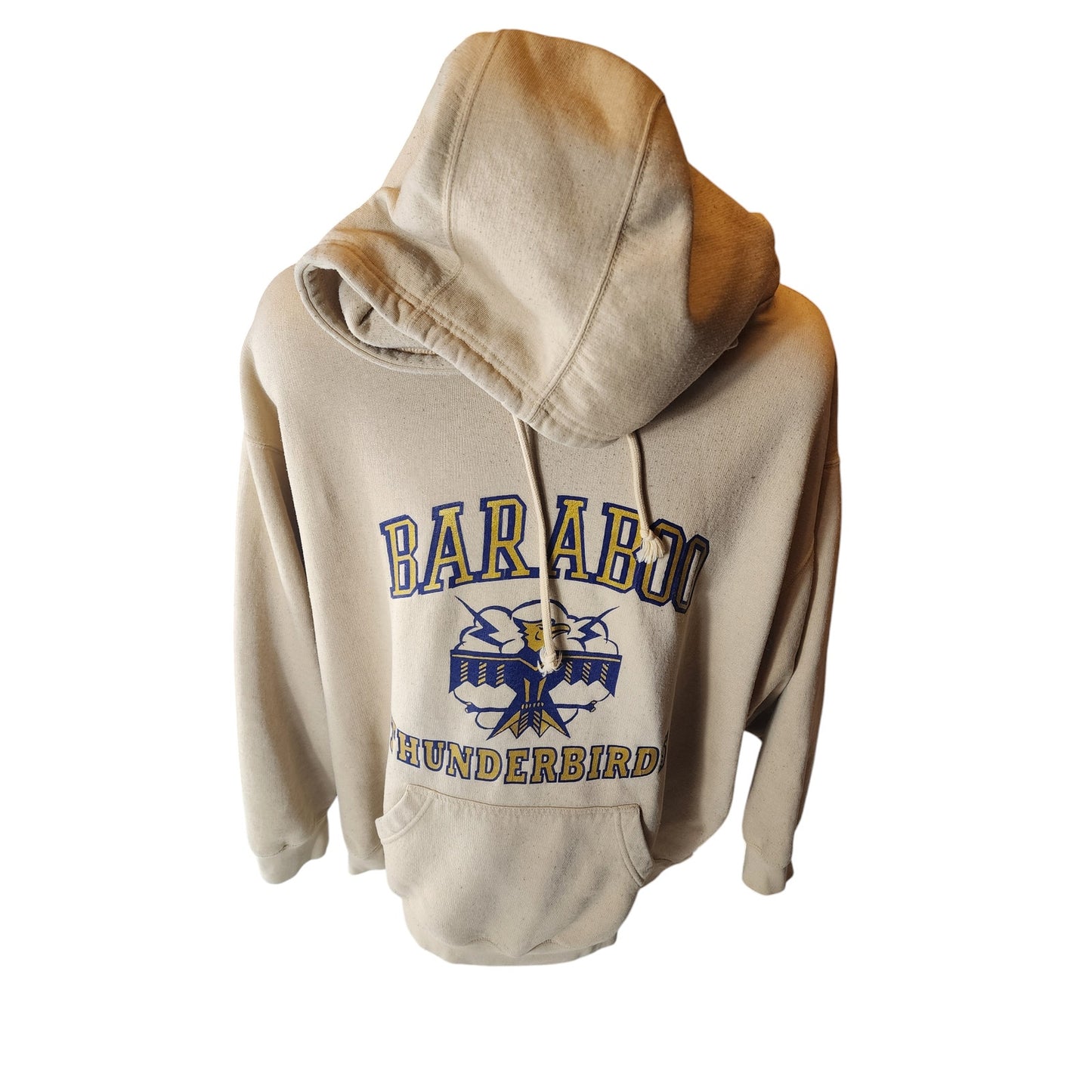 Pennant Baraboo Thunderbirds Hoodie Mens 3XL Graphic Sweatshirt Kangaroo Pocket