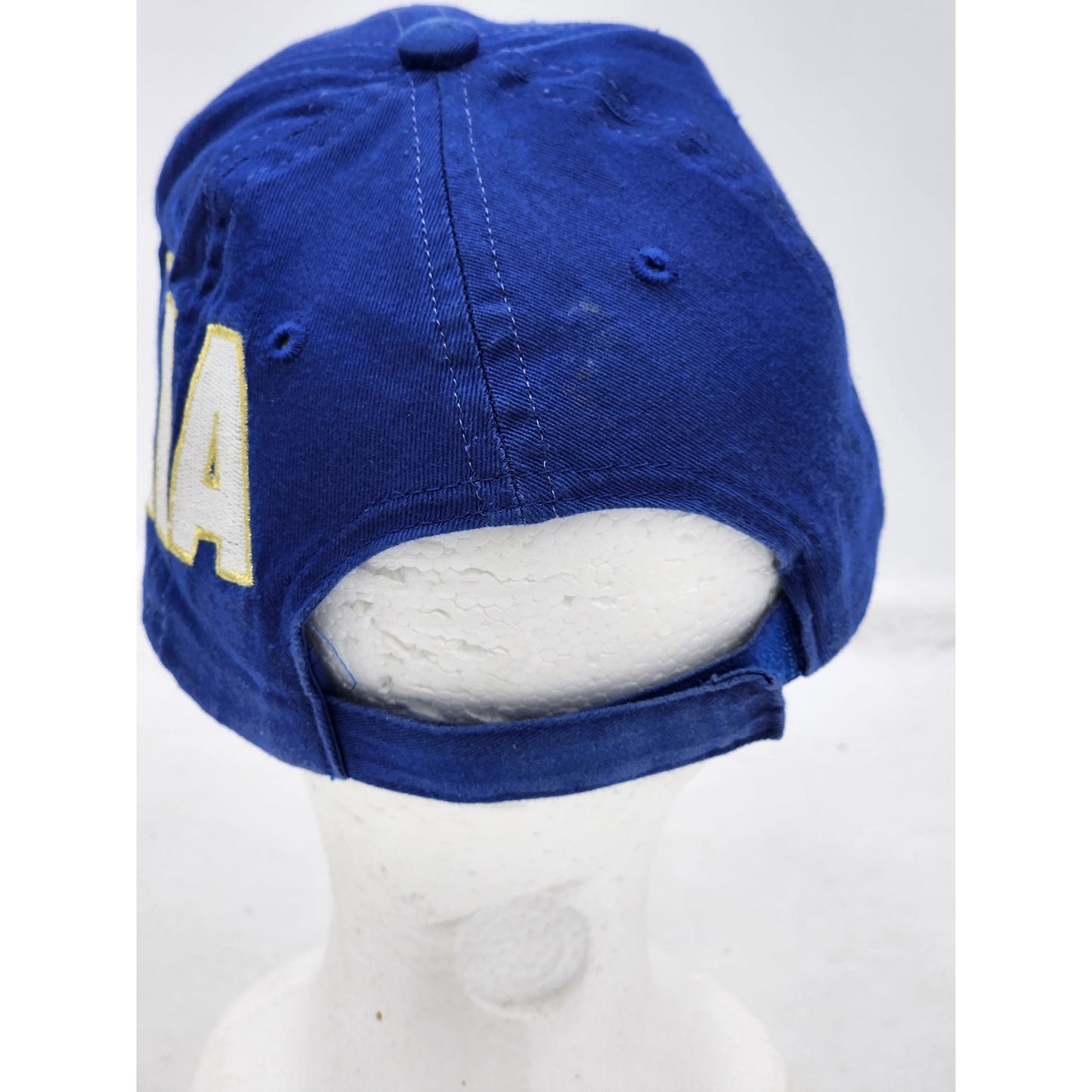 Italia Baseball Cap Soccer Italy Blue Italian Flag Logo Adjust European Football