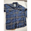 Burry Lane Flannel Shirt Mens Medium Classic Rugged Plaid Long Sleeve Button Up