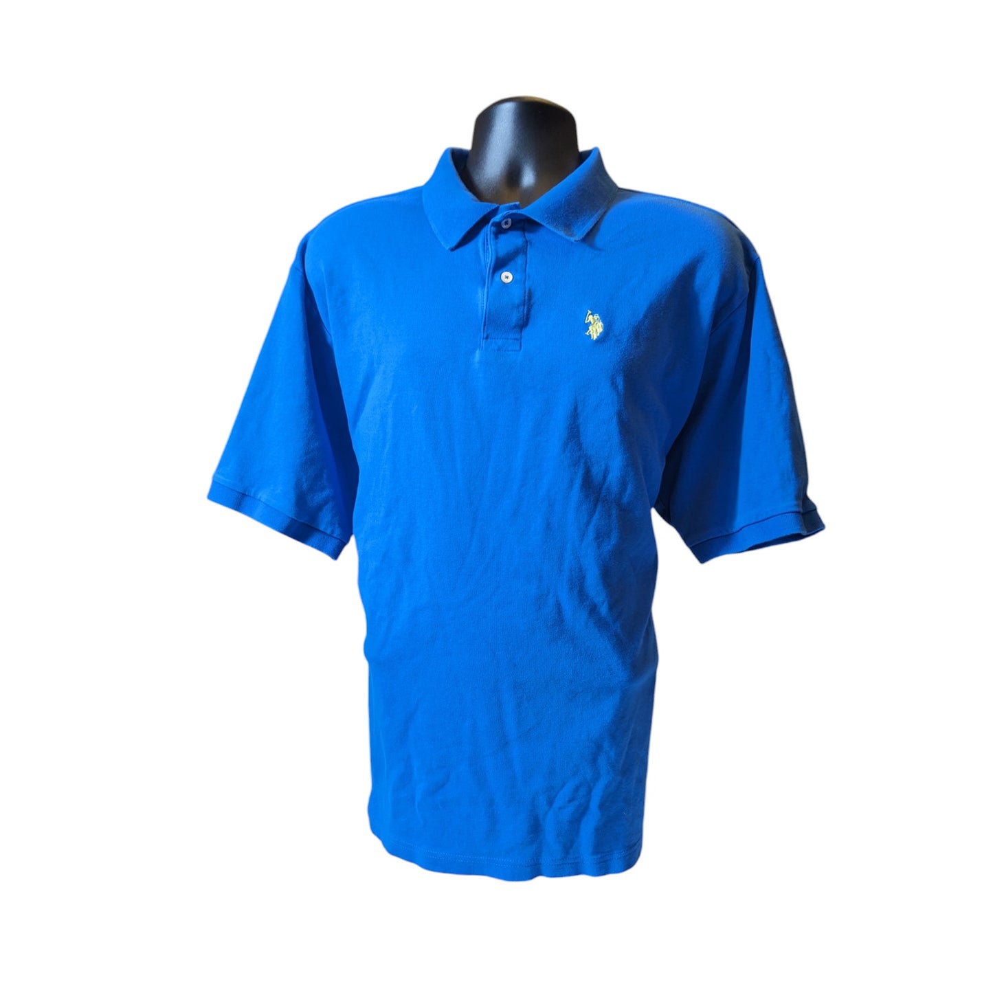 U.S. Polo Assn. Blue Polo Shirt Mens XLT Classic Fit Short Sleeve Luxury Feel