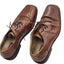 Stacy Adams Shoes Mens 12M Brown Leather Dress Formal Oxford Square Toe 23274-03