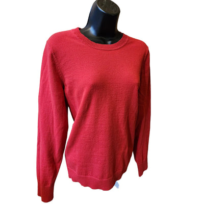 Patagonia Sweater Womens Large Red Pullover Classic Cozy Casual Chic Sweatshirt