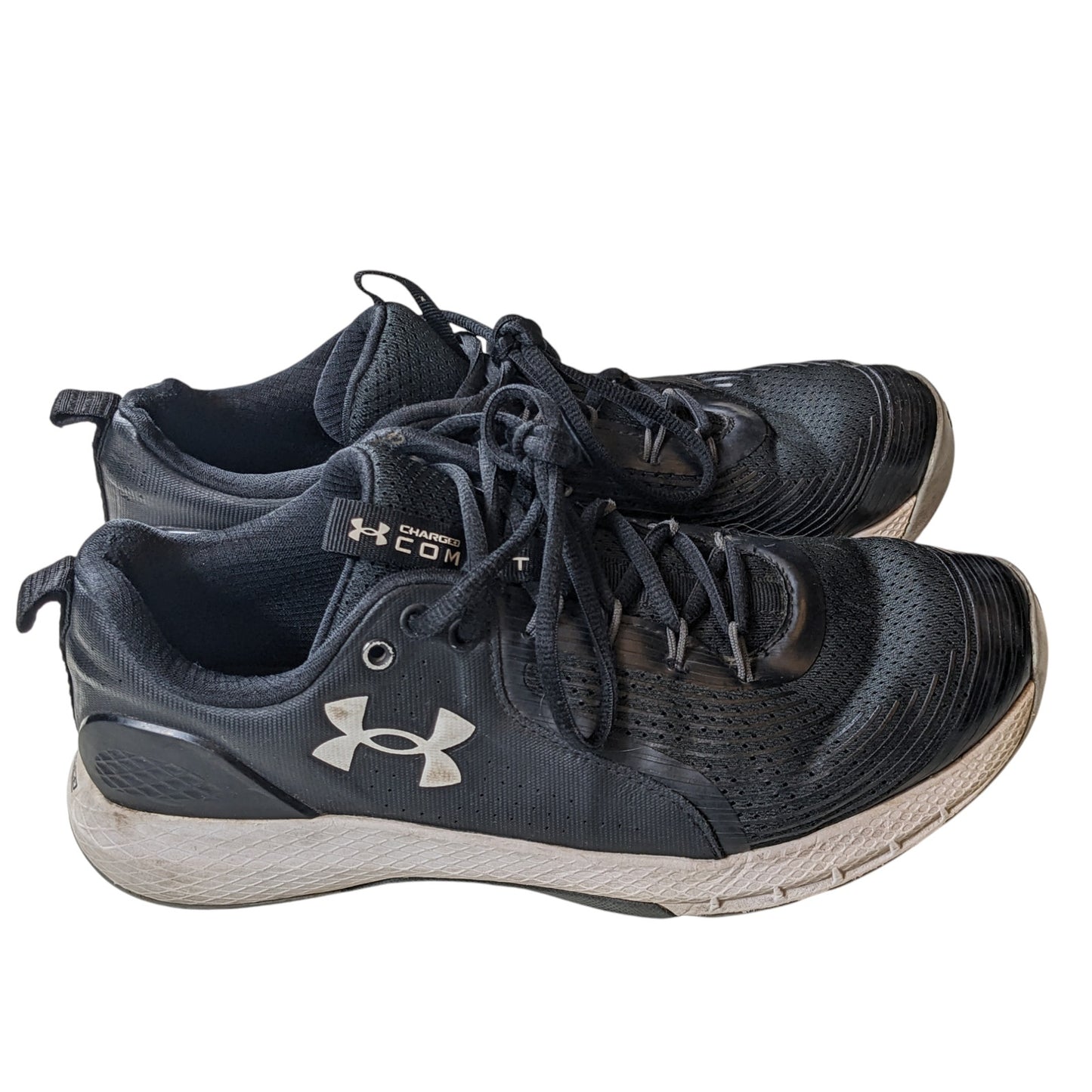 Under Armour Training Shoes Men 9.5 Charged Cushioning Athletic Workout Sneakers