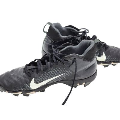 Nike Alpha Menace Shark 3 Football Cleats Mens Size 13 Black White FastFlex