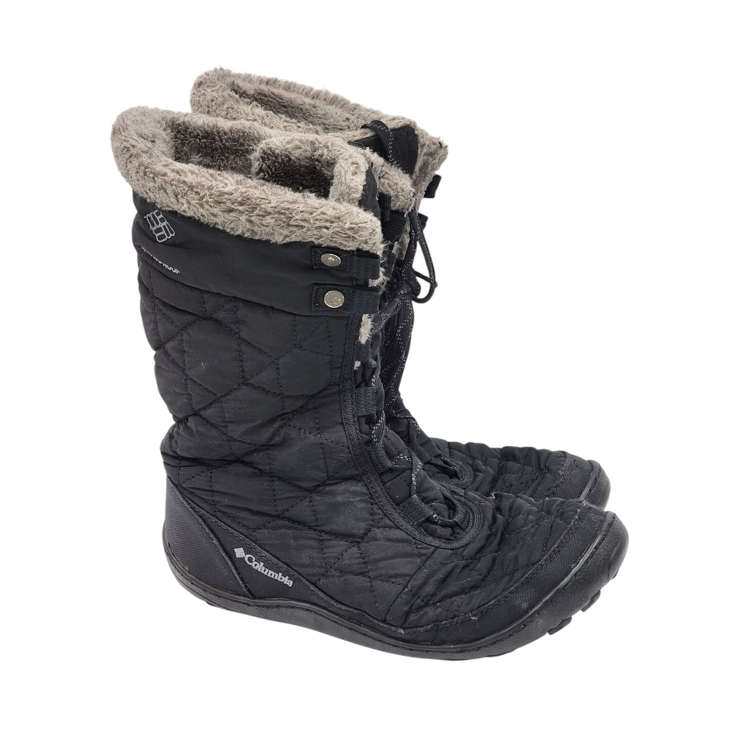 Columbia Boots Womens 8 Minx Mid II Omni Heat Waterproof Winter 200g BL1585-010