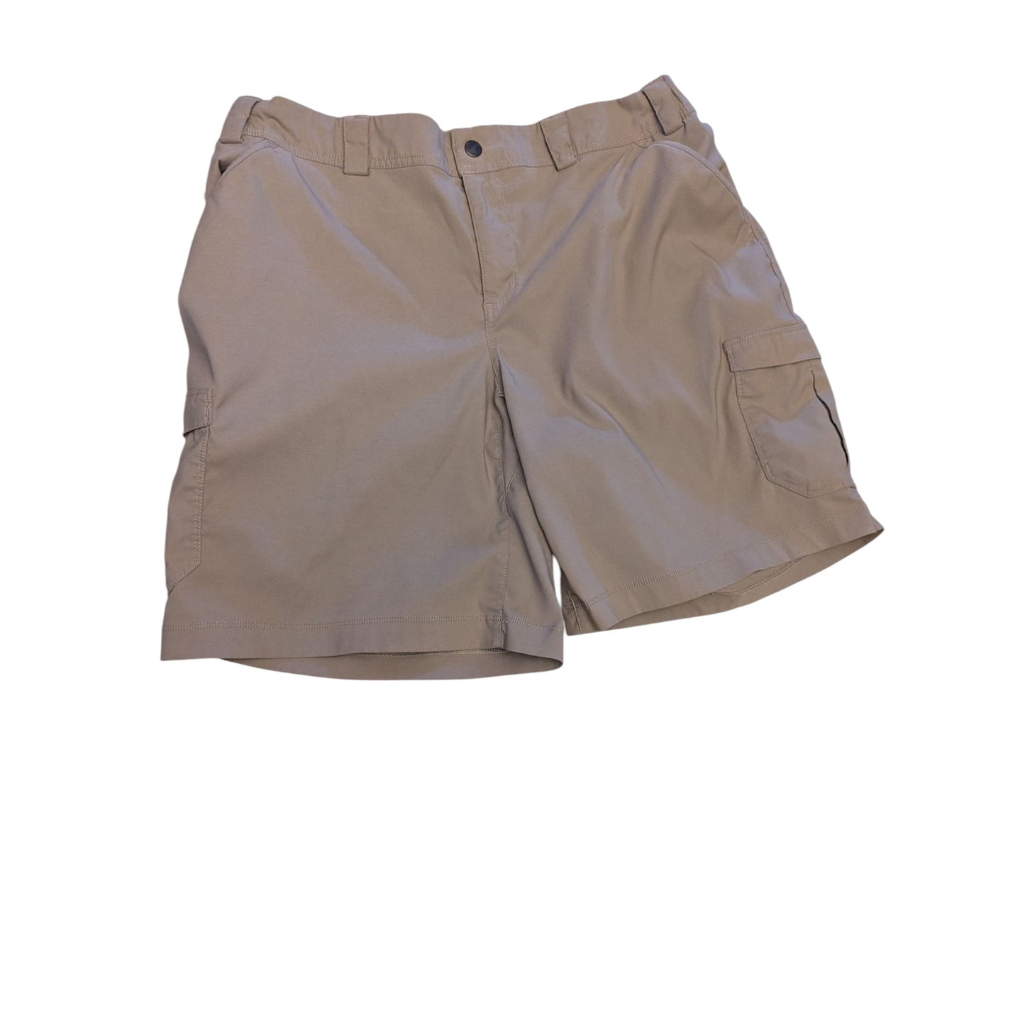 Duluth Trading Shorts Womens 18W Cargo Khaki Work Outdoor Utility Hiking Pockets