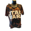 Star Wars Her Universe Women Small Short Sleeve Black Brown Tie Dye Pattern Geek