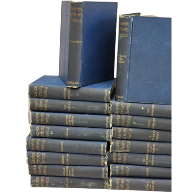 Edward Bulwer Lytton Novels 26 Set Library Victorian Routledge Antiquarian 1800s