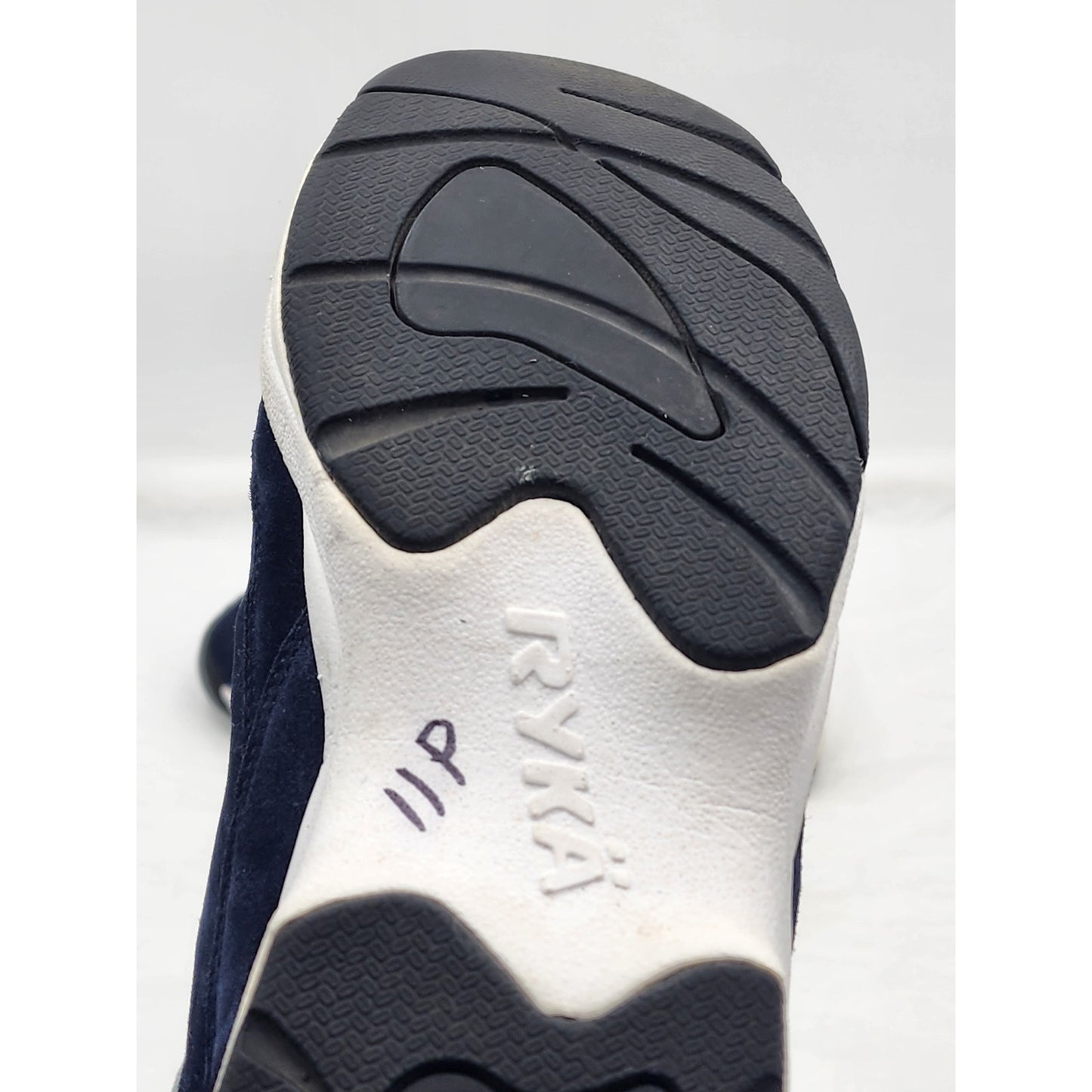 Ryka Shoes Womens 10 Nitracel Walking Navy Blue Suede Comfort Sneakers Catalyst