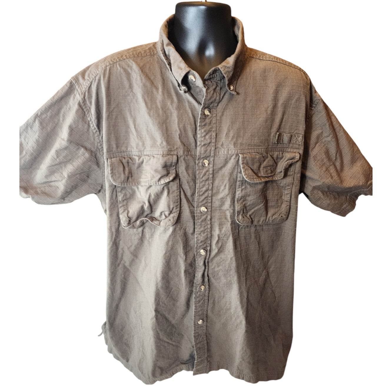 Guide Series Hunting Shirt Mens XXL Embroidered Deer Short Sleeve Outdoor Rugged