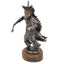 Bill Girard Bronze Sculpture Grass Hopper 3/35 Signed Native American Dancer 15"