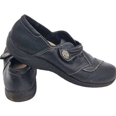 Earth Origins Shoes Womens 12B Savin Leather Comfort Cushioned Clogs Walking