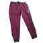 FILA Jogger Mens XL Sweatpants Burgundy Athletic Fit Cuffed Loungewear Gym