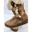 UGG Boots Womens Size 6 Bailey Short Tall Folded Chestnut Faux Fur 1873