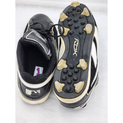 Reebok Shoes Mens Size 11 Baseball Cleats Black White Athletic Sports