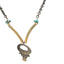 Southwestern Style Jewelry Cattle Necklace Longhorn Pendant Turquoise Handmade