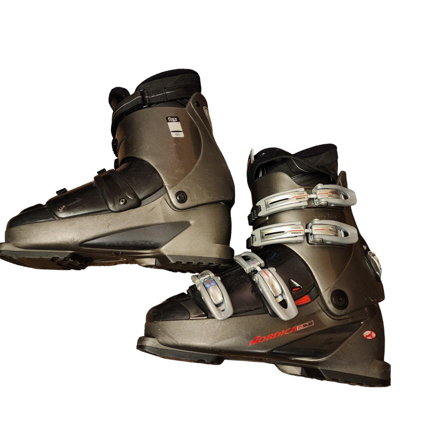 Nordica Ski Boots Down Hill F5.2  Black Gray Flex Index 65 Men 9.5 315mm 270-275