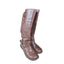 Born Boots Women 6.5 Brown Leather Tall Riding Buckle Strap Knee High Equestrian