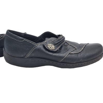 Earth Origins Shoes Womens 12B Savin Leather Comfort Cushioned Clogs Walking