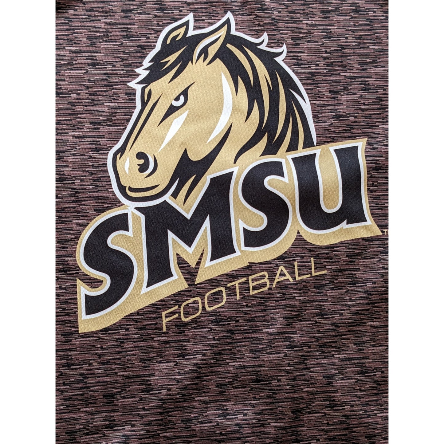 SMSU Southwest Minnesota Mustangs Football Crewneck Pullover Sweatshirt Mens XL