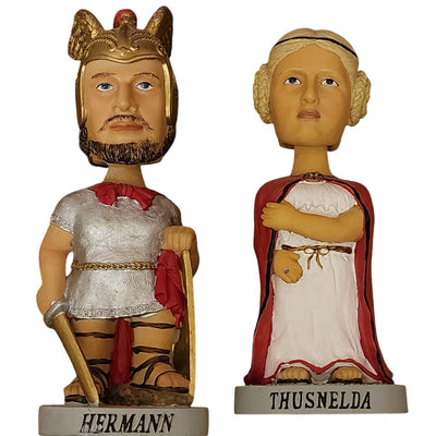 Bobblehead Hermann Thusnelda Germanic Ancient Roman History Arminius Germania 8"