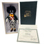 R John Wright Collectible Doll Limited 628/2500 Felt 1996 Rare COA Original Box