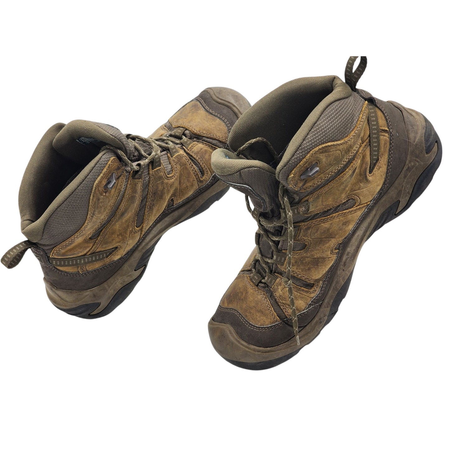 KEEN Boots Mens 10.5 Dry Hiking Leather Waterproof Luftcore Outdoor Mid Trekking