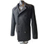 Kenneth Cole Reaction Pea Coat Men Medium Wool Jacket Classic Double Breasted