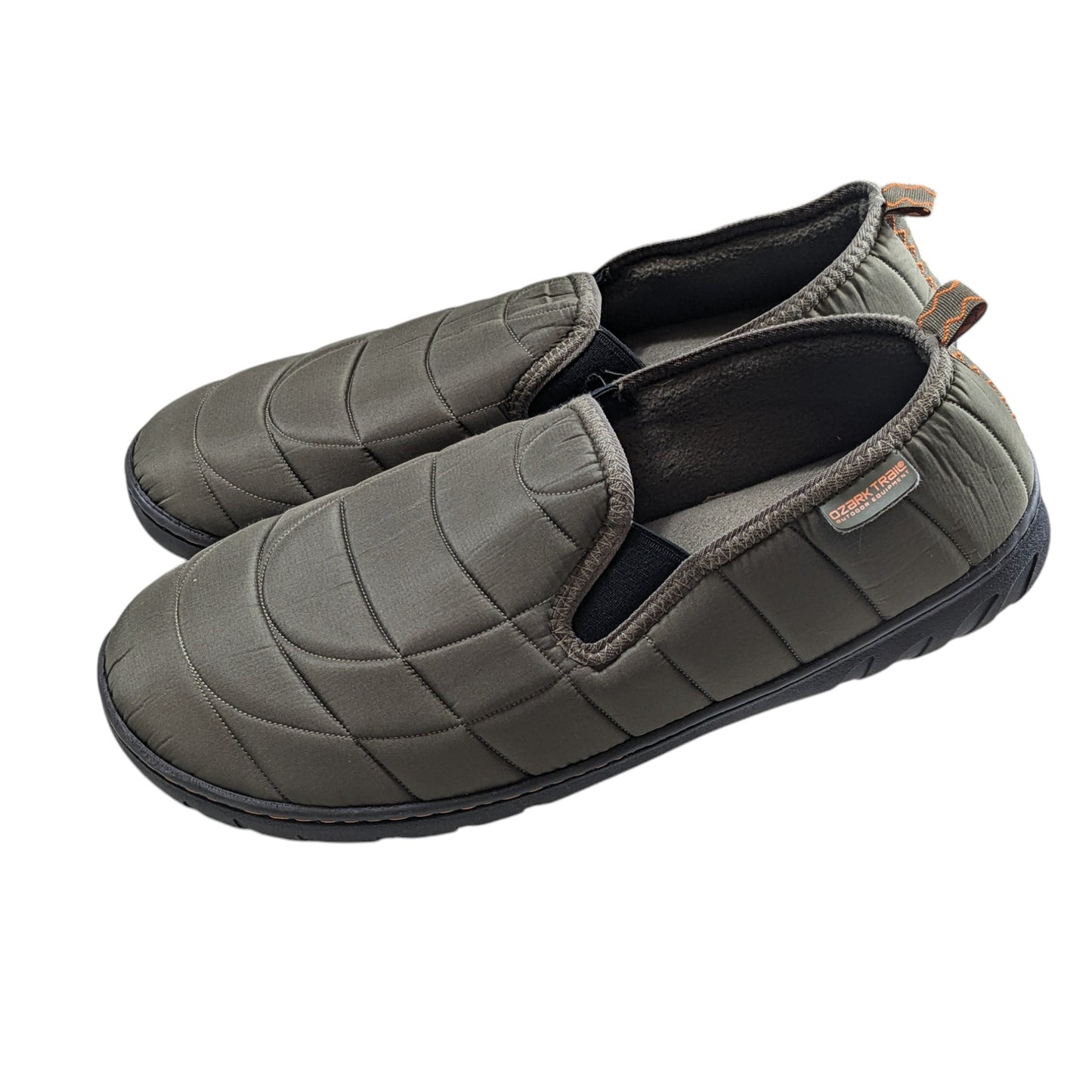 Ozark Trail Quilted Slip On Shoes Mens 13-14 Outdoor Slippers Camping Lounge