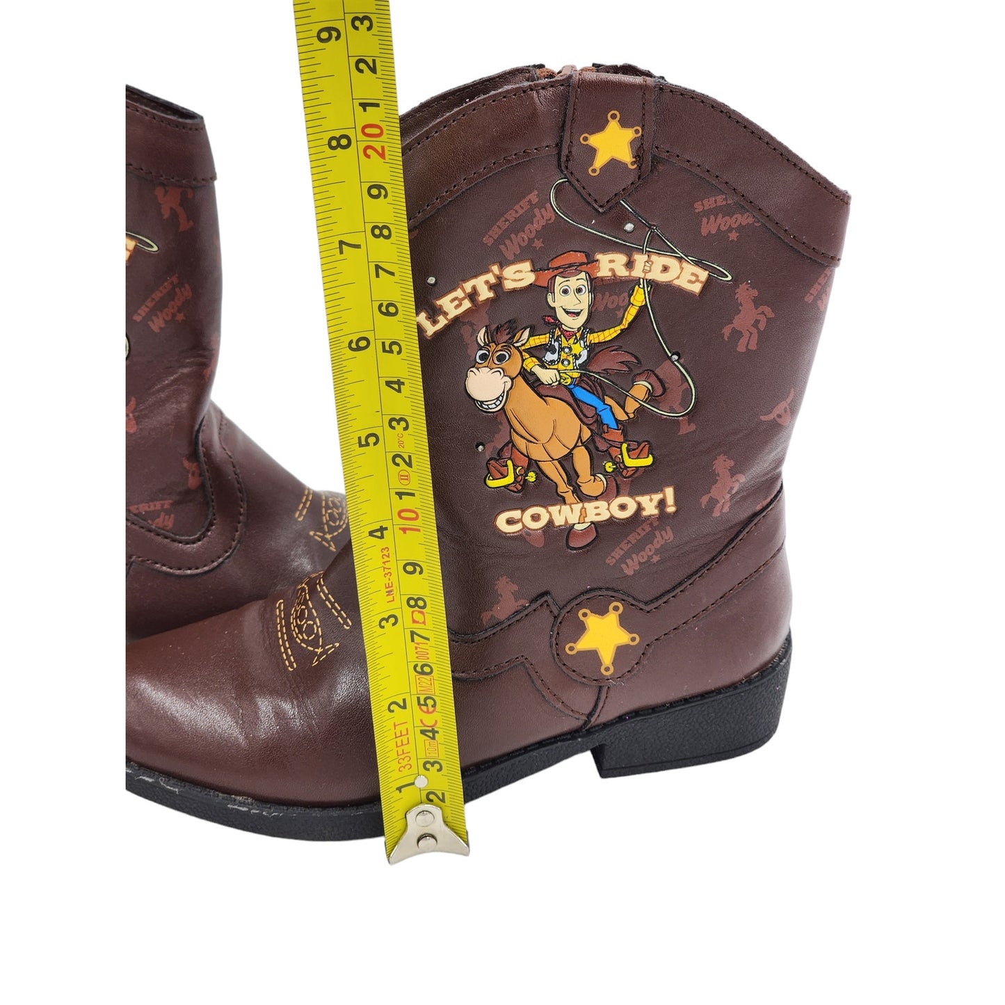 Toy Story Sheriff Woody Cowboy Boots Children Kids 12 Lets Rise Bullseye Western