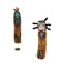 Native American Kachina 3 Figures J. Nequatewa Zuni Hopi Corn Dancer Maiden Ogre