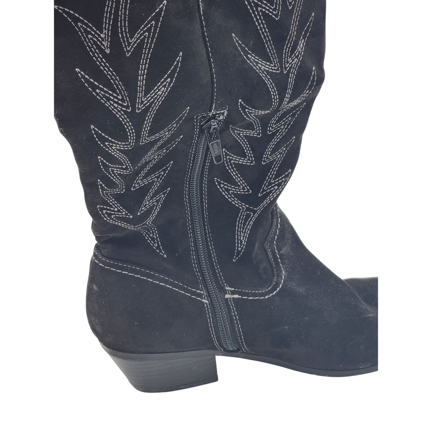 Cowgirl Boots Womens 8.5 Textile Western Cowboy Country Rodeo Style Boho Country