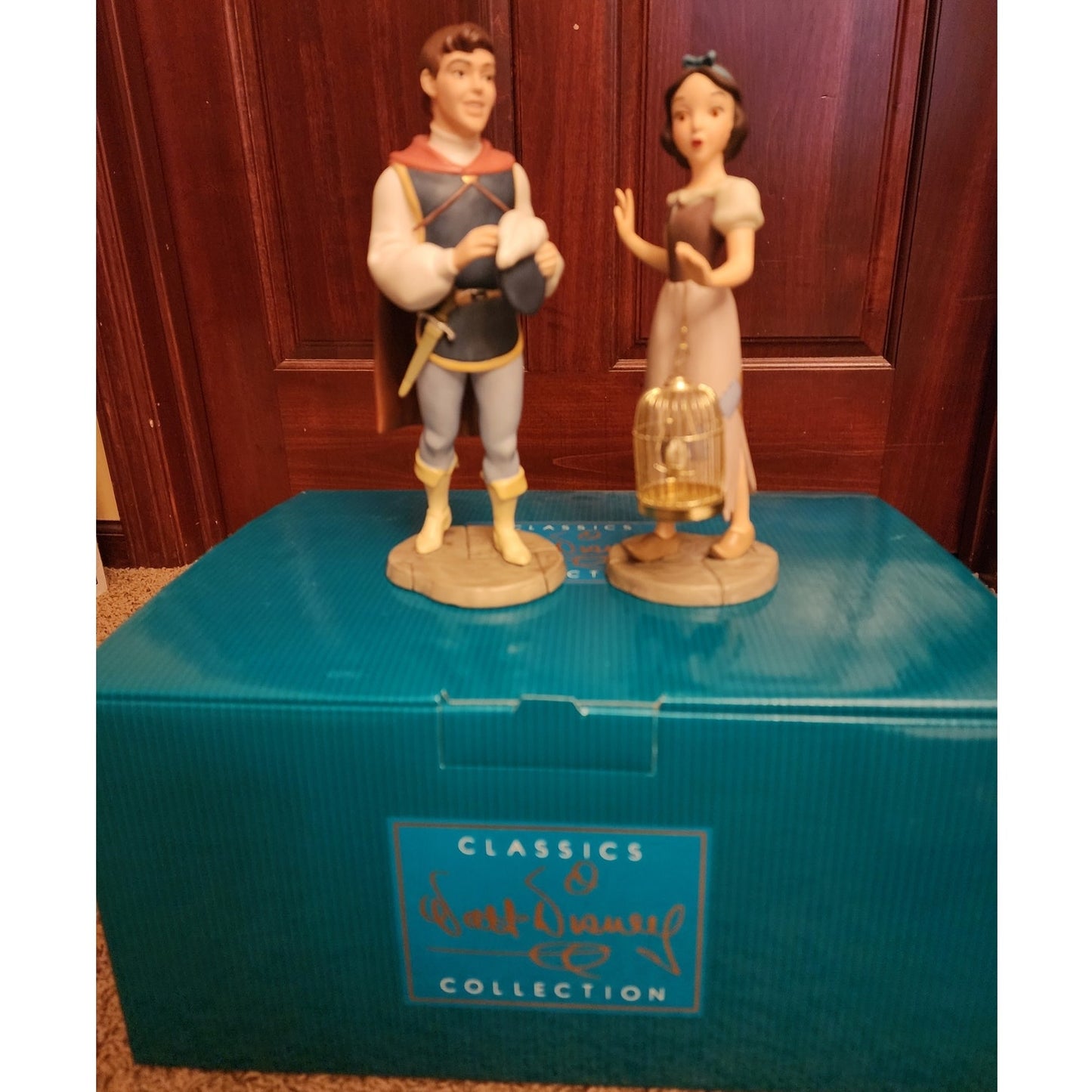 WDCC Walt Disney Classics Snow White Prince I'm Wishing for the One I Love Box