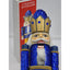 Nutcracker Sequined Blue Glittered Bedazzled Sparkle Christmas Holiday Decor 15"