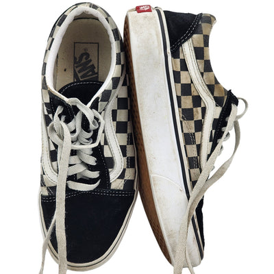 VANS Off the Wall Shoes Checkerboard Womens 7.5 Mens 6 Skater Low Top Sneakers