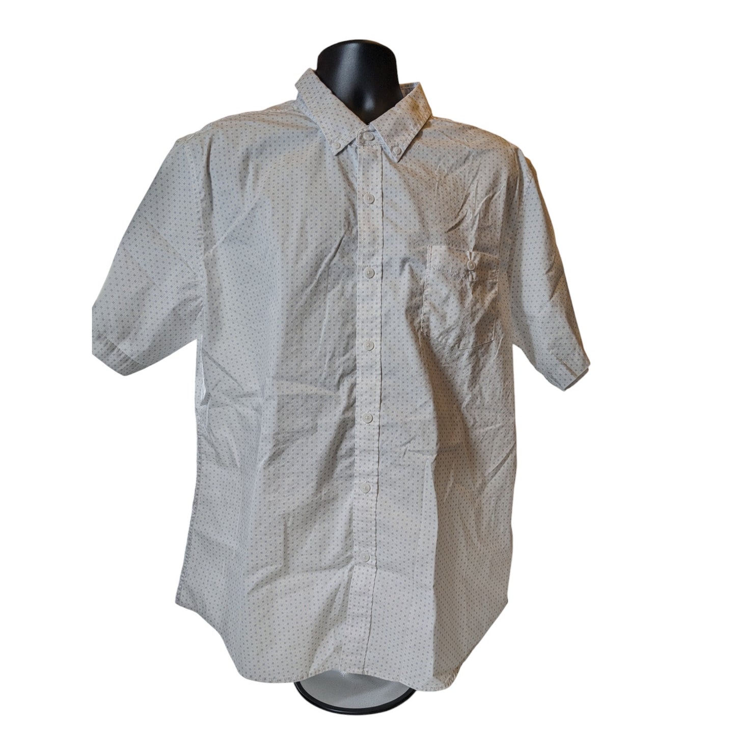 Weatherproof Shirt Mens XXL Comfort Stretch Short Sleeve Casual Button Down