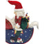 Nutcracker Santa on Rocking Horse Riding Gifts Paint Christmas Holiday Decor 19"