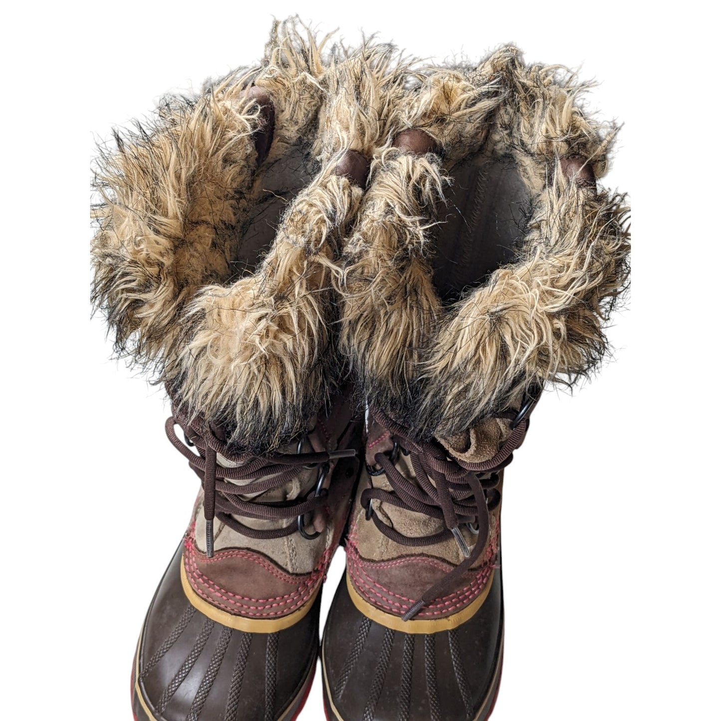 Sorel Boots Womens 7 Joan of Arctic Snow Winter Faux Fur Waterproof NL1540-254