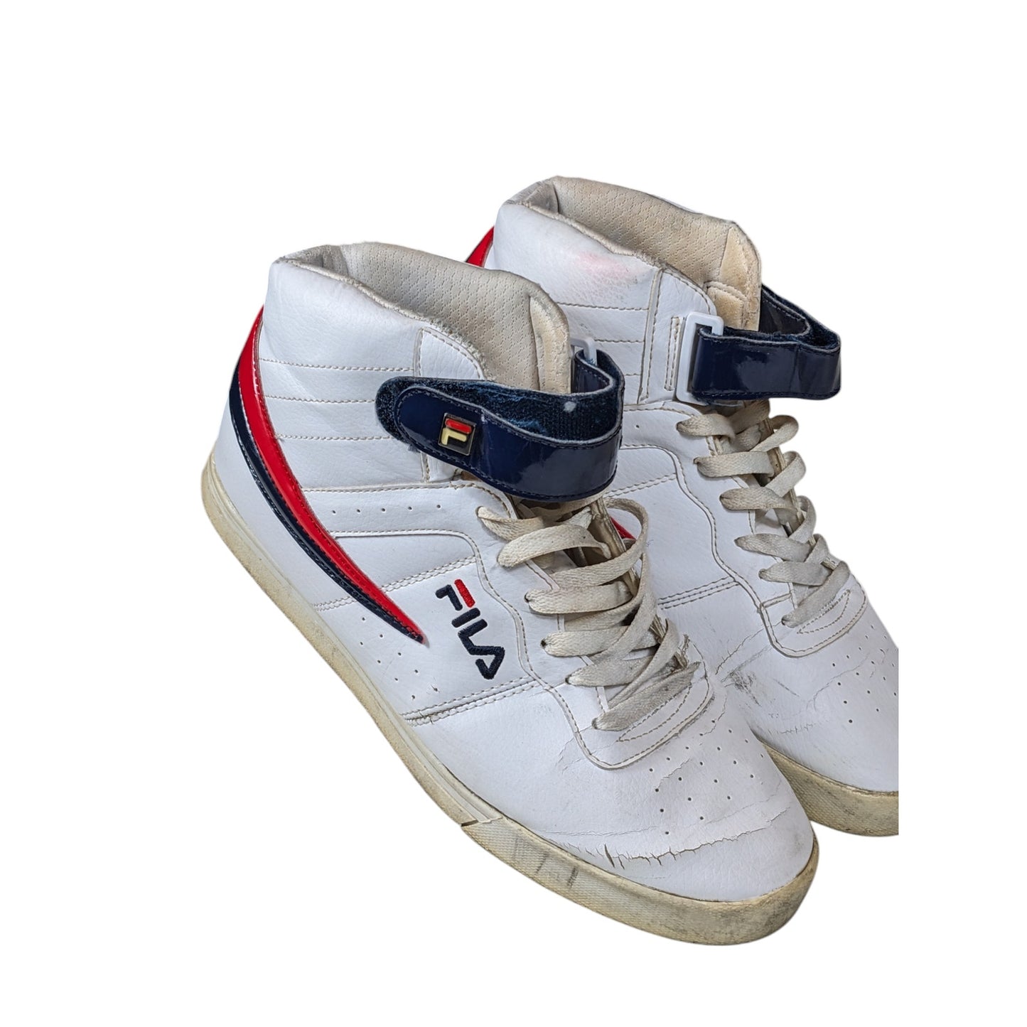 FILA Sneakers Men Size 10 White Shoes Athletic High Top Casual Shoes Retro Style