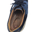 Clarks Shoes Unstructured Womens 9 Navy Leather Lace Up Comfort Casual Sneakers