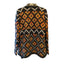 Bass Cardigan Womens Small Southwestern Open Front Boho Geometric Fall Sweater