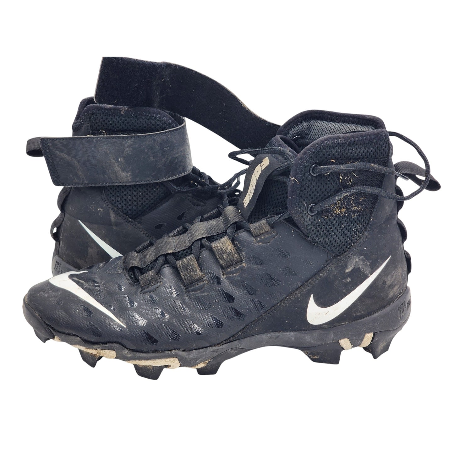 Nike Shoes Force Savage Shark 2 Men 12 Football Cleats Black FastFlex BV0151-001