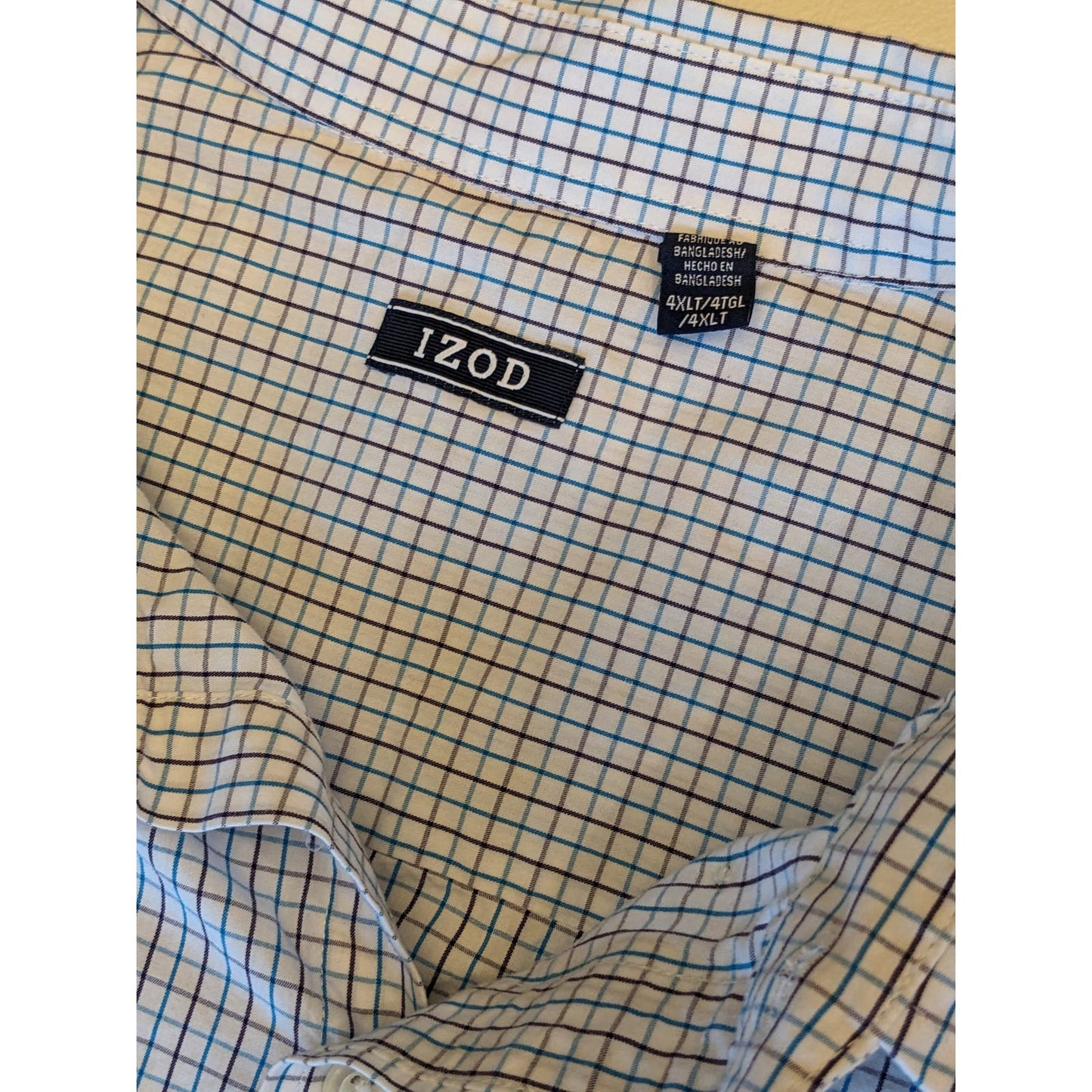 Izod Men's Long Sleeve Shirt Size 4XLT